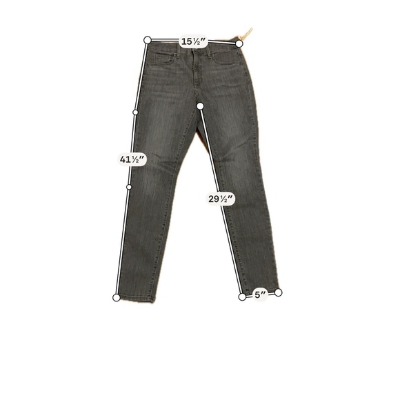 Universal Thread Gray Skinny Jeans Women’s Size 10/30R - Picture 4 of 9